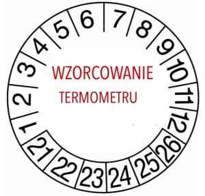 Wzorcowanie akredytowane termometru + świadectwo wzorcowania  CIA-ILAC MRA