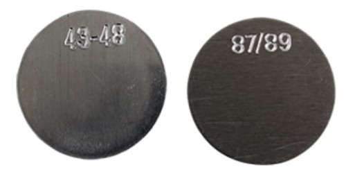 Zestawy 2 wzorców twardości Barcola 43-48 HBA i 87/89 HBA